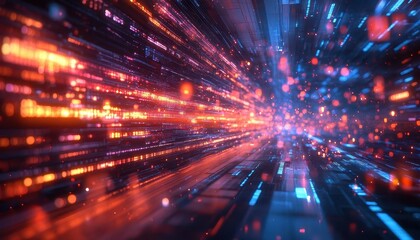 A glowing video timeline displayed on a monitor, content creators collaborating in a naturally lit studio