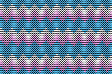 Knitted craft seamless pattern fabric textile 