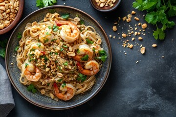 Scrumptious Shrimp Pad Thai - A Culinary Delight