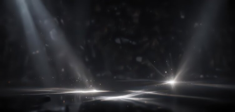 Shimmering light leaks on dark background, customizable intensity ,  vibrant,  photo