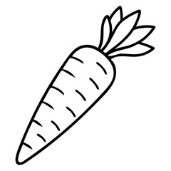 sketch of a carrot