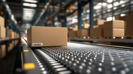 物流倉庫のジオラマ模型