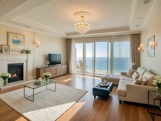 Close-up of a living room