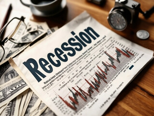 recession newspaper: Breaking News on Recession: Newspaper Highlighting Economic Downturn