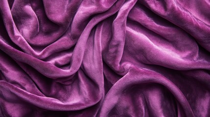 Obraz premium Draped Purple Velvet Fabric Texture Background