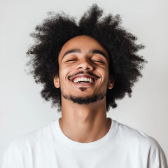 Pure Joy: A Happy Person Enjoying Life