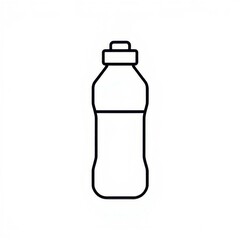bottle of water icon vector