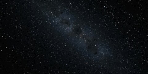 Fototapeta premium Vast, inky black sky ablaze with countless glittering stars, Milky Way, heavens