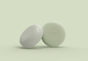 3d Embossed Hand Soaps Mockup