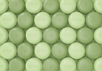 3d Embossed Soap Bars Mockup
