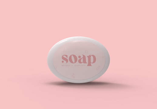 3d Soap Bar Package Mockup