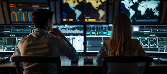 Fototapeta premium Cybersecurity Specialist Making Sure Everything Is Secure and Compliant