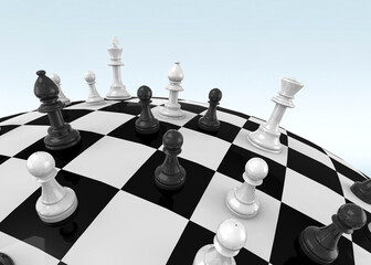 The world of chess - 3D