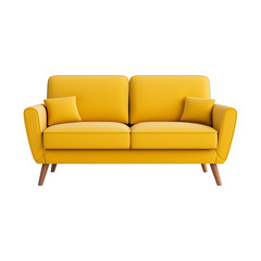 Fototapeta premium sofa isolated on white background