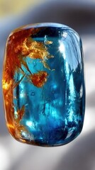 Mesmerizing Blue Dominican Amber Reveals Ancient Treasures in a Stunning Natural Wonder