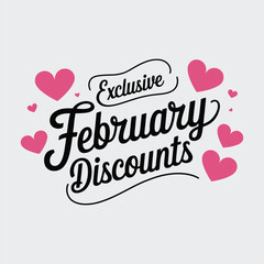 Simple typography of Happy Valentine's Day.