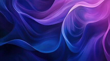 Fototapeta premium A gradient of deep blue and purple hues, blending into a smooth transition.