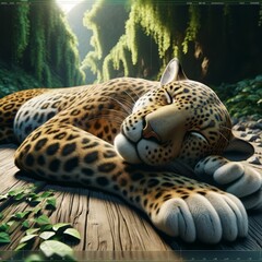 Obraz premium Leopard 