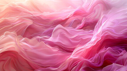 Obraz premium Embracing soft hues and flowing textures in a vibrant landscape