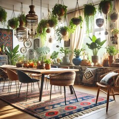 Jungle Dining Room: A Lush Indoor Oasis