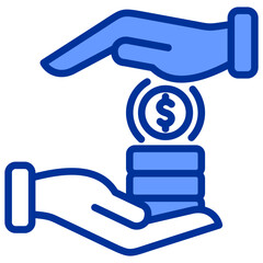 Economic and Industrial Growth BLue Icon