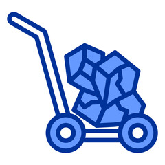 Economic and Industrial Growth BLue Icon