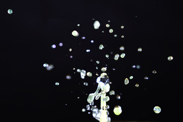 水滴のハイスピード撮影　