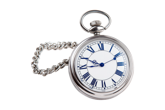 pocket watch isolated on white