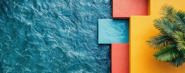 brand loyalty flat design top view urban theme water color Triadic Color Scheme