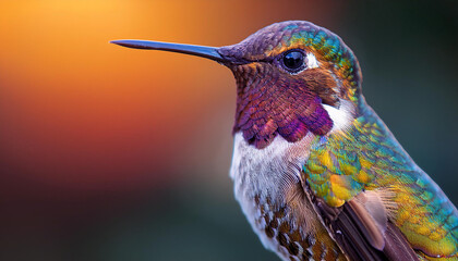 Obraz premium Close-Up of a Hummingbird