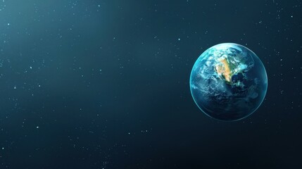 Obraz premium Stunning visual of our planet showcases natures beauty and the effects of mankind, creating a striking and thoughtprovoking image.