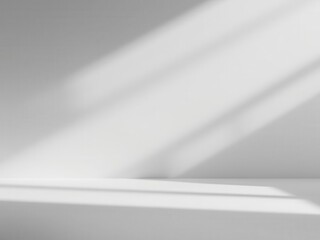 Smooth gray background with soft, diffused lighting creating elegant shadows for product presentation, soft, elegant