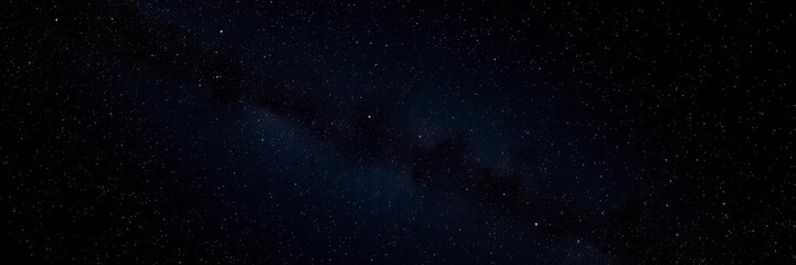 Fototapeta premium Stunning night sky with twinkling stars on a dark background, infinity, black, universe