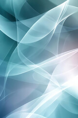 Soft blue and white abstract waves create serene background design