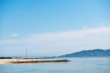 Fototapeta premium 明石の海の風景