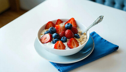 muesli with berries