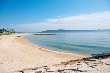 明石の海の風景