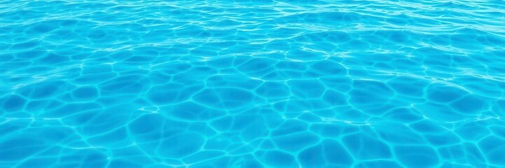 Obraz premium Blue water wave texture background with ripples and reflections, design, nature, surface