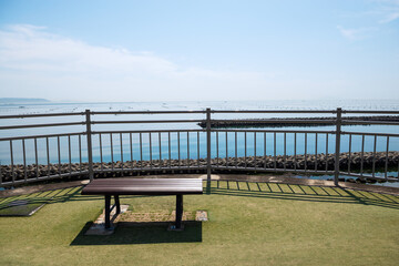 明石の海の風景