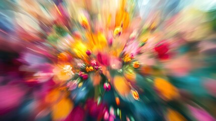 Abstract Blurred Colorful Background 