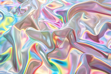 Obraz premium Holographic iridescent background