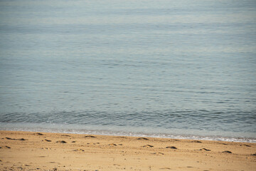 夕方の明石の海の風景