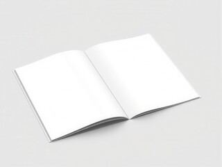 Blank Brochure magazine on grey background for design replacement, design, blank, magazine