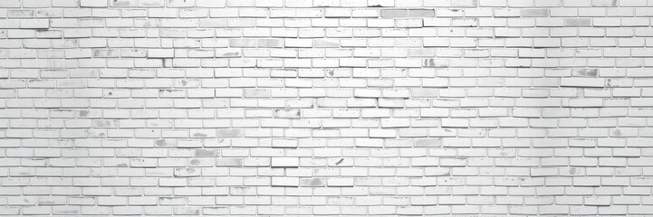 White brick wall with clean and uniform pattern, suitable as background for various design projects, surface, modern, urban