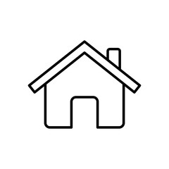 Home icon. Minimal home icon - web homepage symbol - vector website sign.