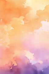 Dreamy Sunset Watercolor Wash Tag sunset wate