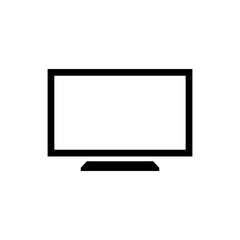 Monitor device vector icon illustration.