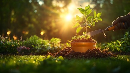Pruning Young Tree in Garden. Generative AI