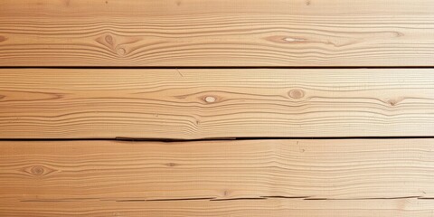 Fototapeta premium Weathered wooden plank surface with visible grooves, knots, and grain patterns, natural, wooden, surface