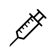 Syringe icon vector design template.